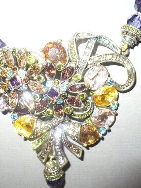 HEIDI DAUS WHIMSICAL FLORAL NECKLACE